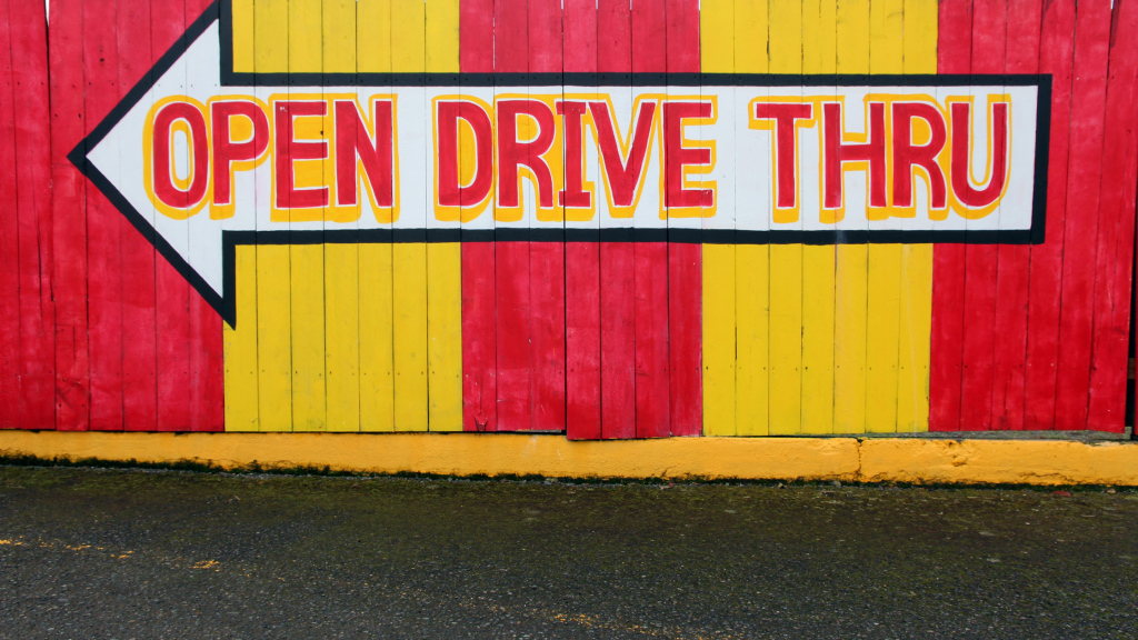Drive-thru ou Drive-through