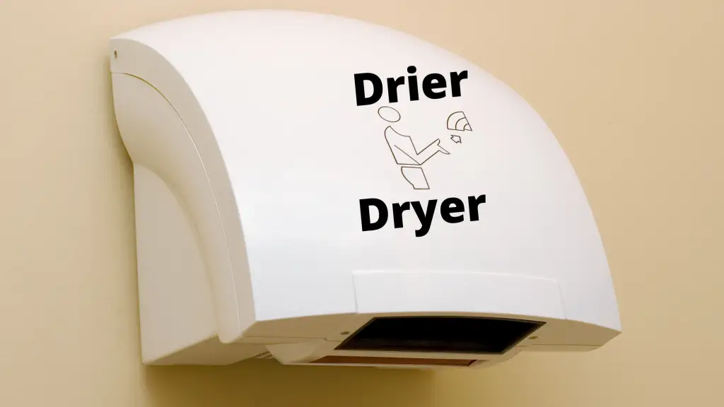 Drier Or Dryer MeaningKosh