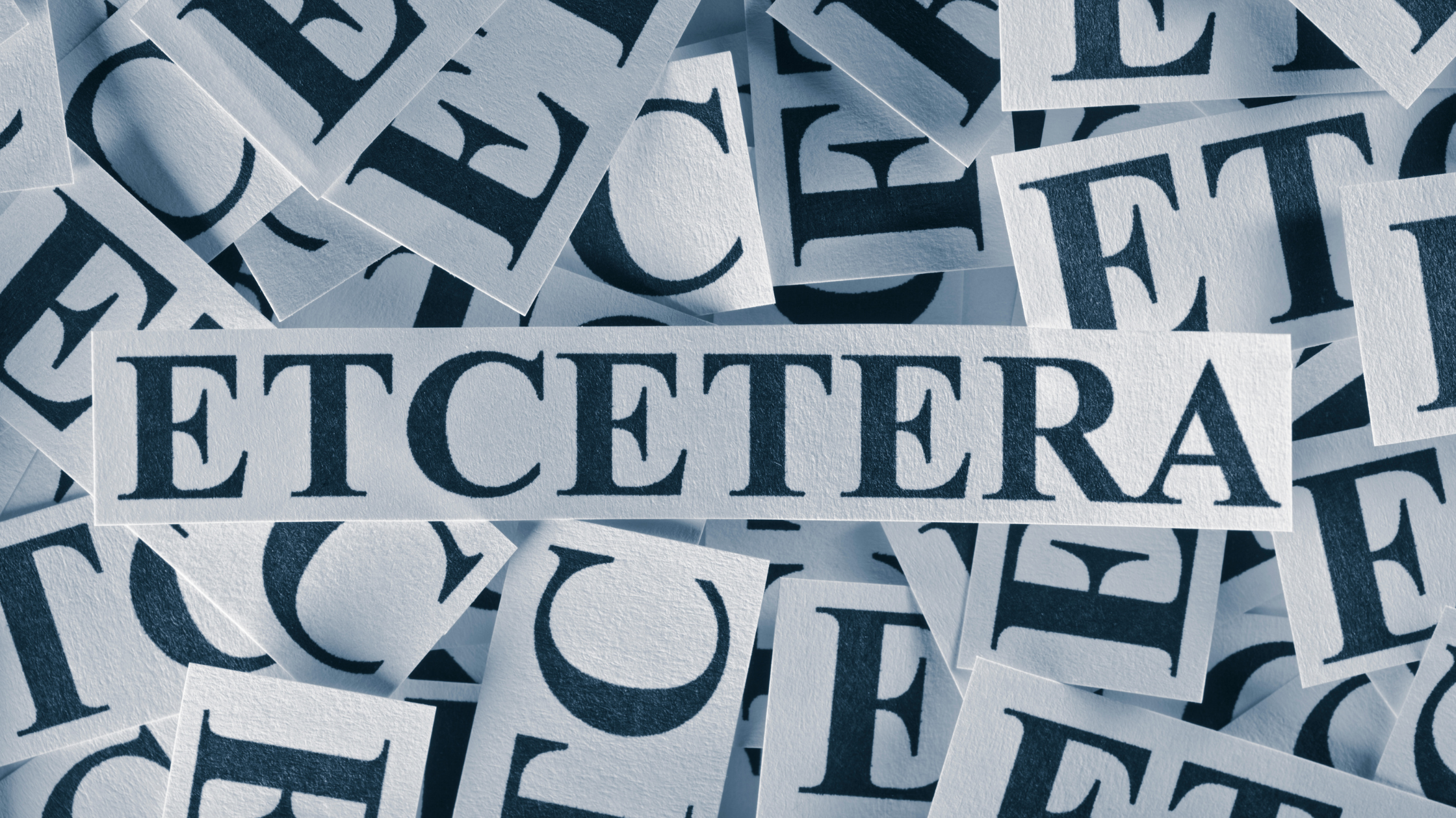 Et Cetera or Etcetera? Which is the Correct U.S. Spelling? - One Minute English