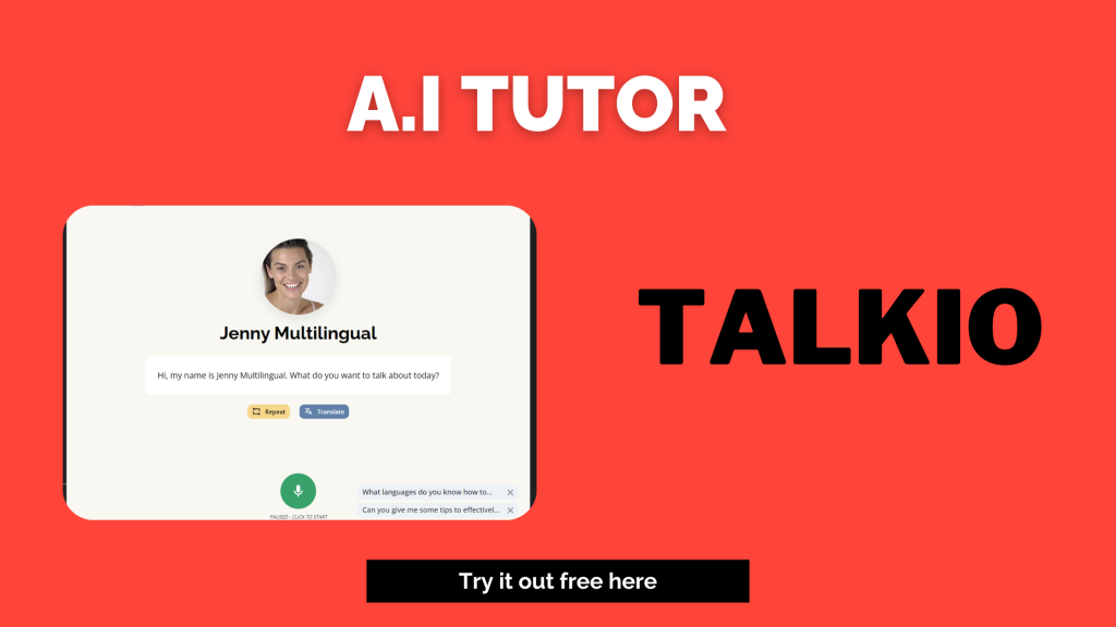 A.I Tutor Talkio